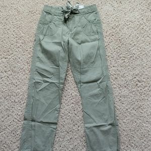 Brand New girls sage green pants size 14